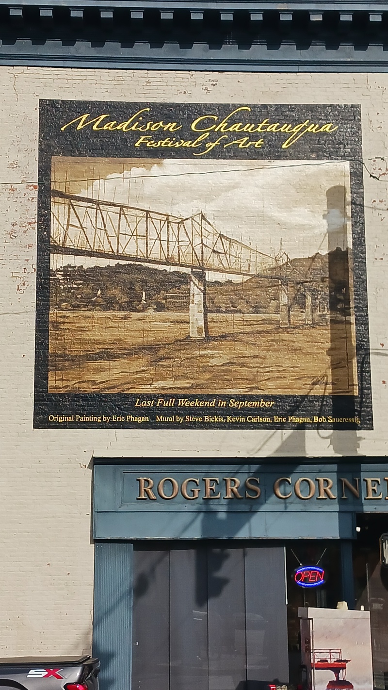 mural in Madison by artist unknown.
