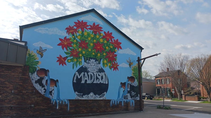 mural in Madison by artist unknown.