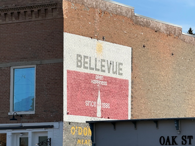 mural in Bellevue by artist unknown.