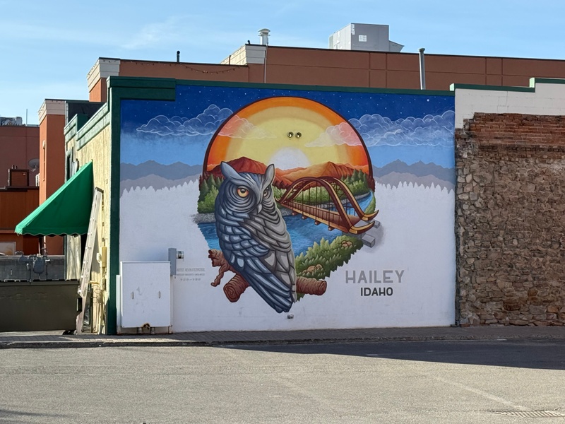 mural in Hailey by artist unknown.