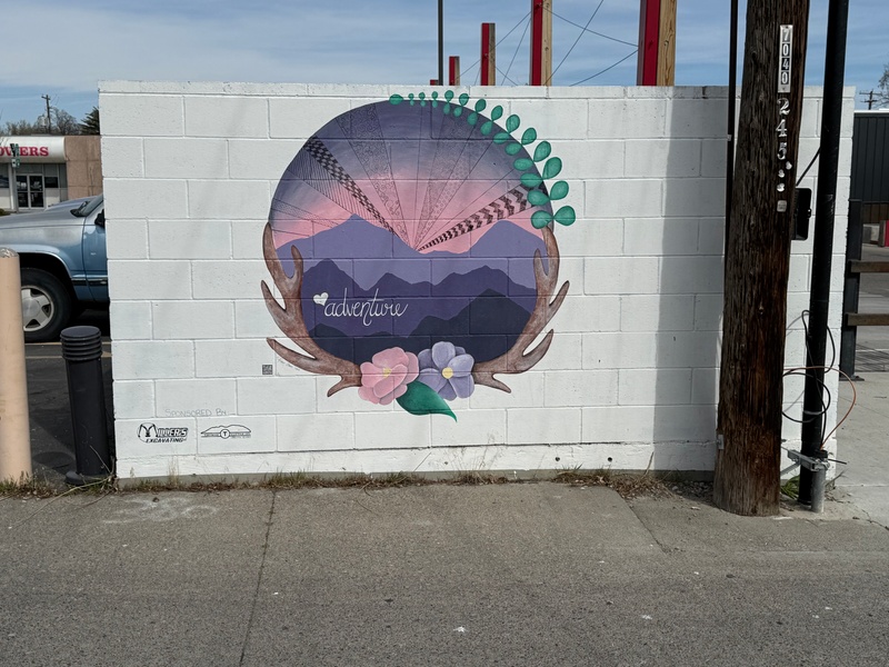 mural in Mountain Home by artist unknown.
