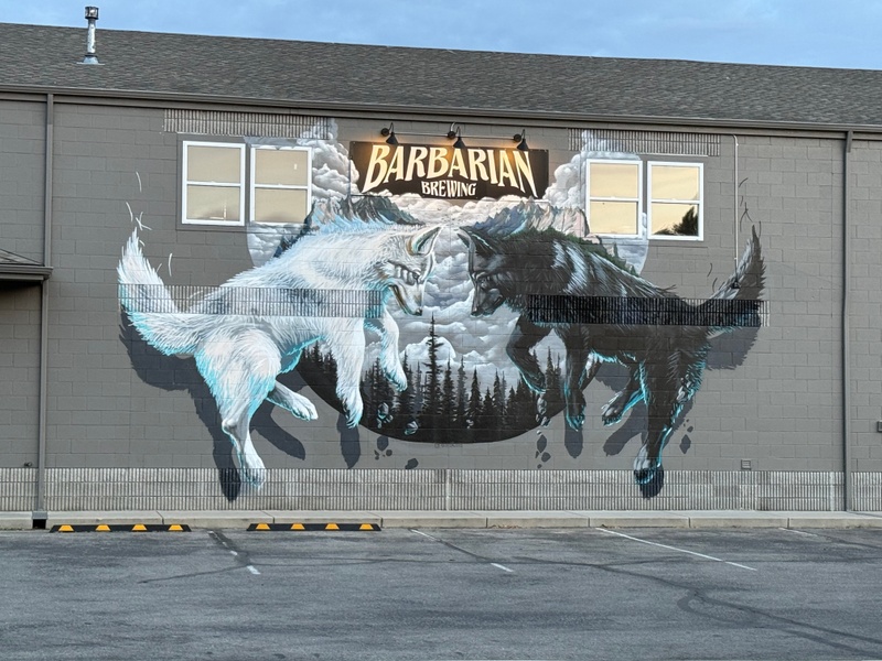 mural in Boise by artist unknown.