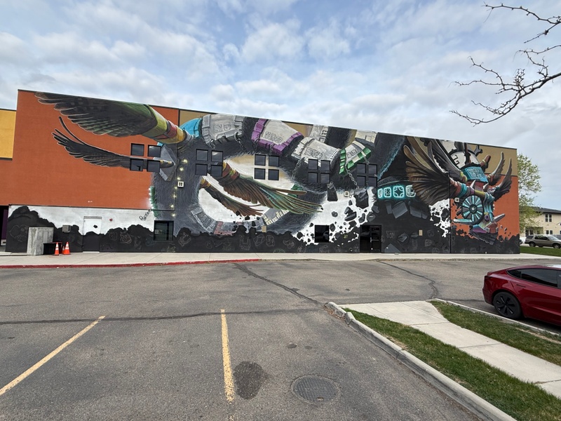 mural in Nampa by artist unknown.
