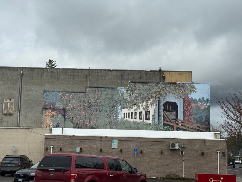 mural in Cottage Grove by artist unknown.