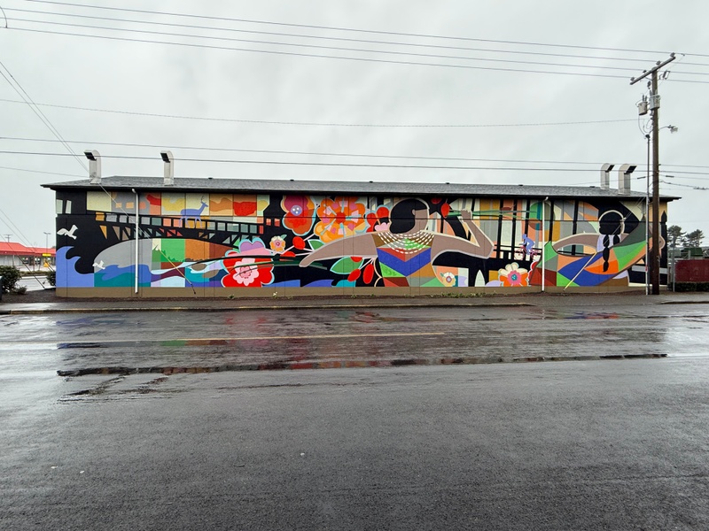 mural in Florence by artist unknown.