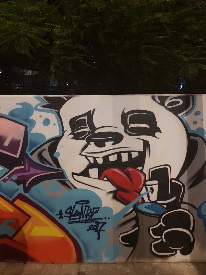 mural in  by artist unknown.