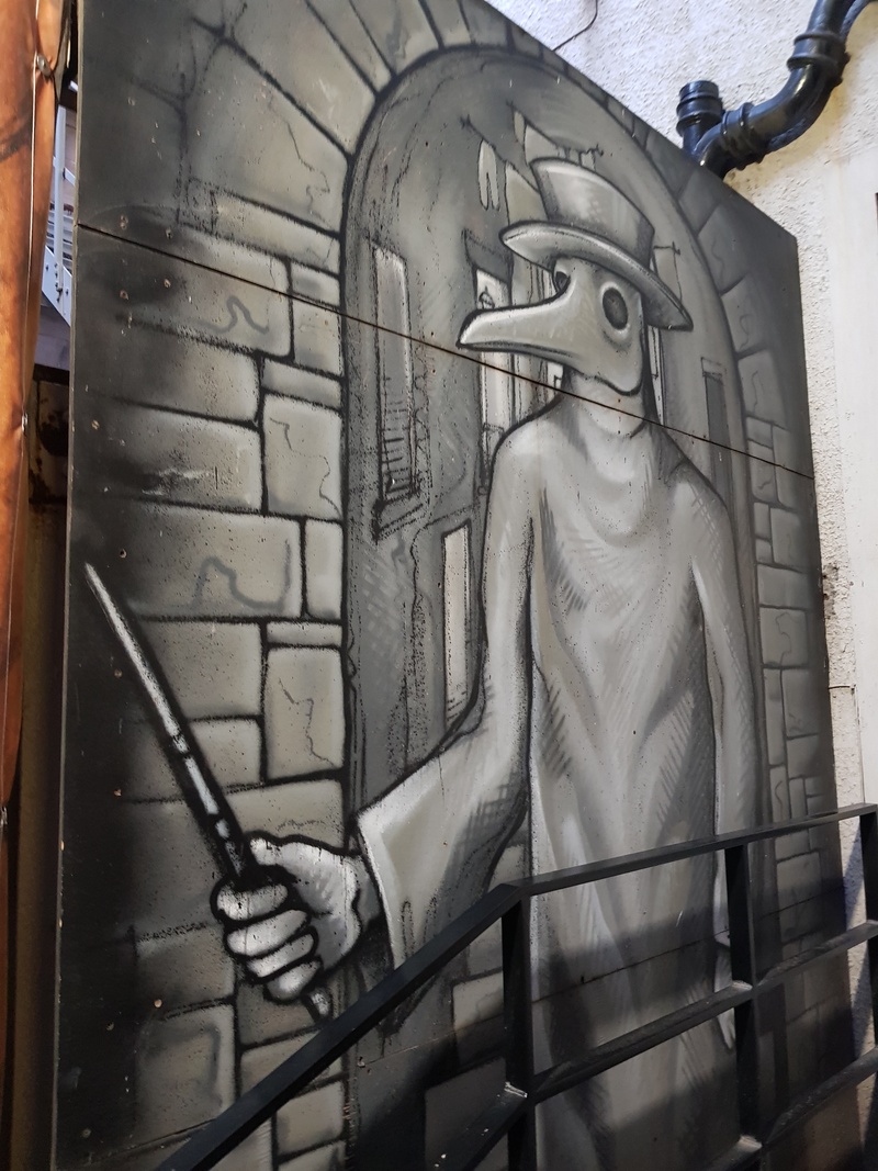 mural in  by artist unknown.