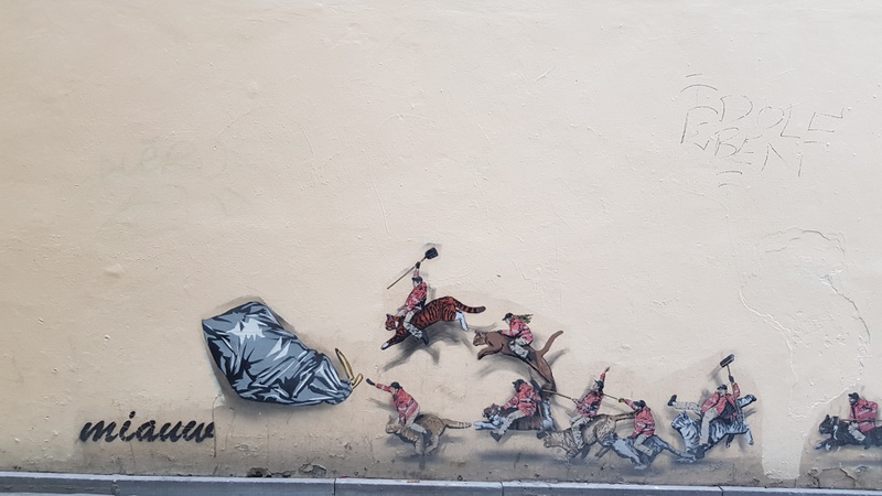 mural in  by artist unknown.