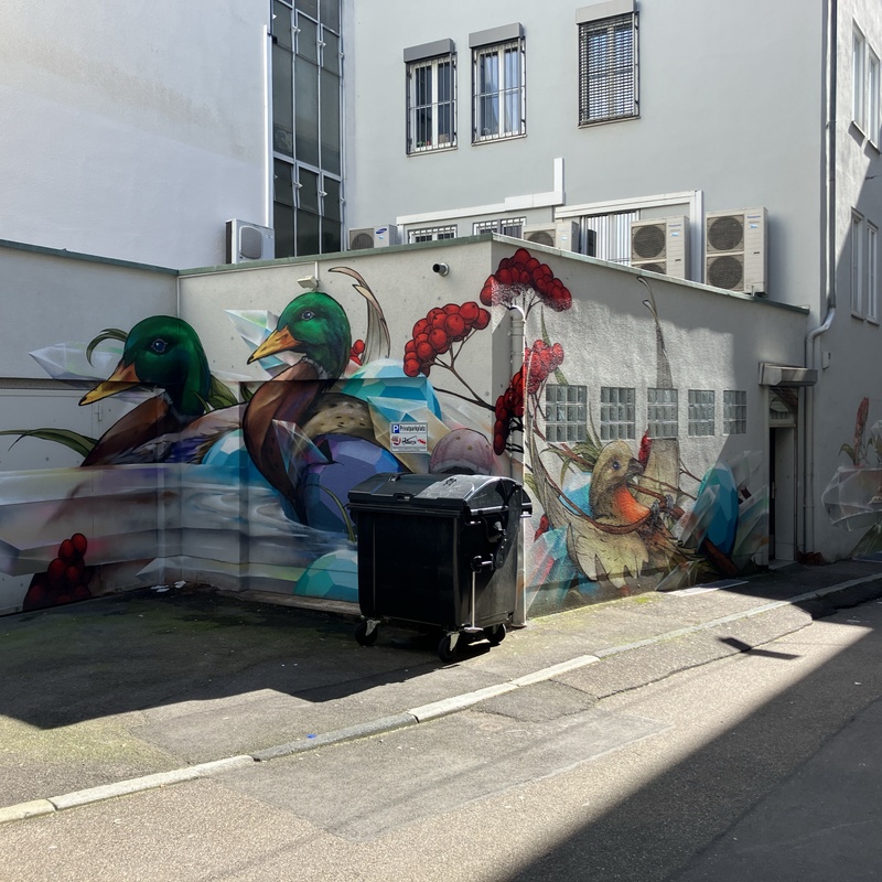 mural in Stuttgart by artist unknown.