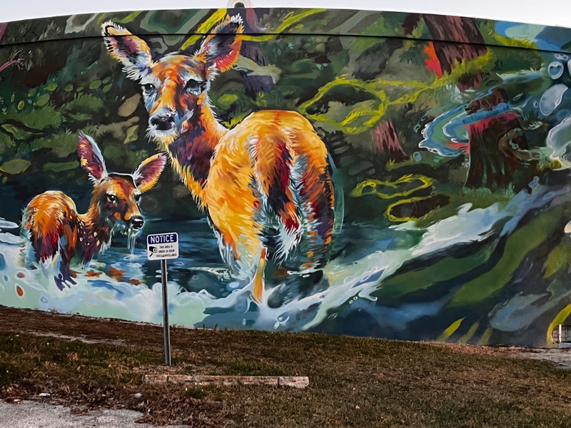 mural in Ocala by artist unknown.