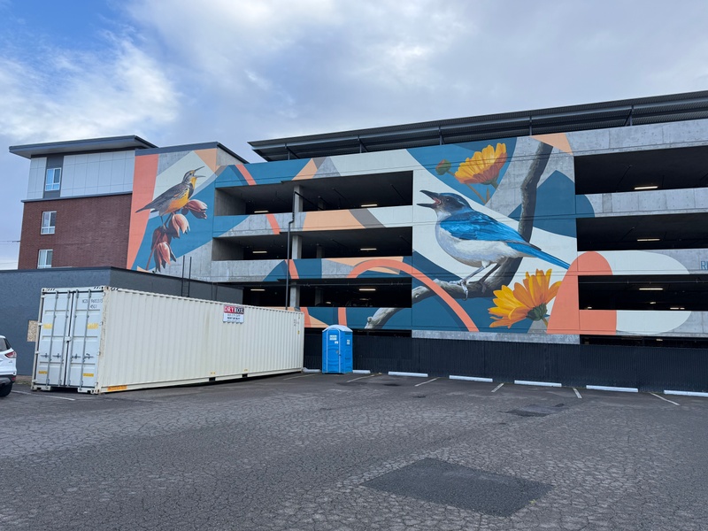 mural in Beaverton by artist unknown.