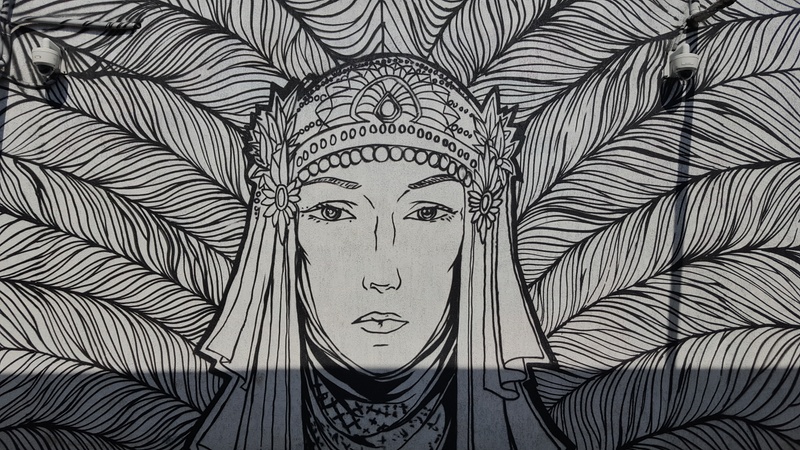 mural in  by artist unknown.