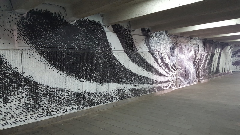 mural in  by artist unknown.