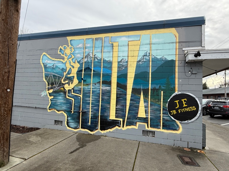 mural in Sultan by artist unknown.