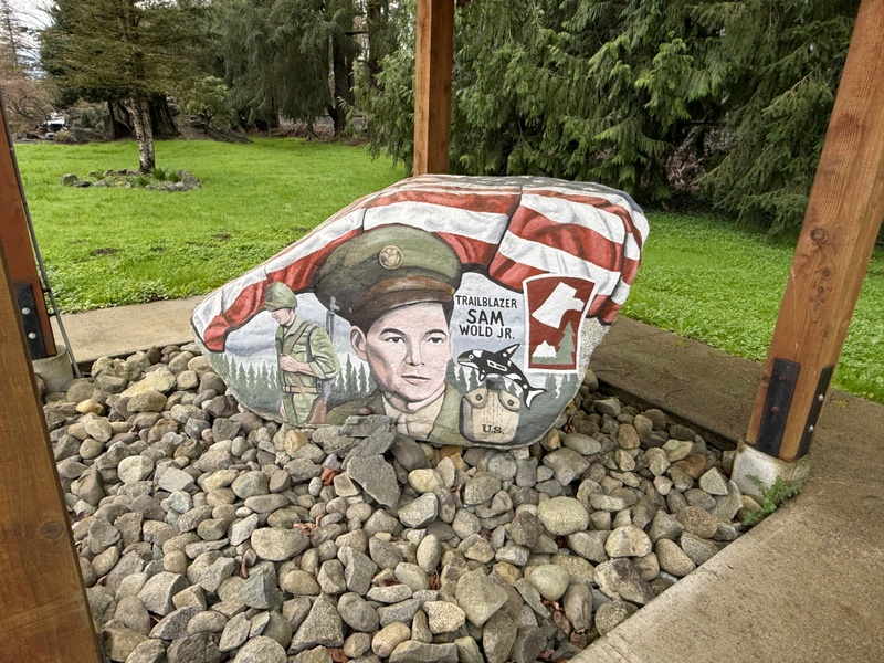 mural in Sultan by artist unknown.