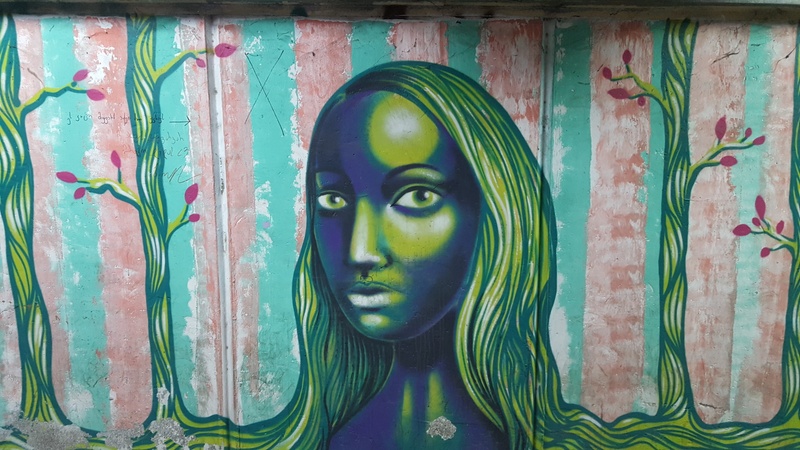 mural in  by artist unknown.
