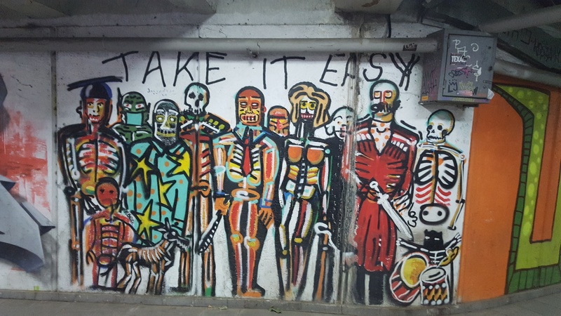 mural in  by artist unknown.