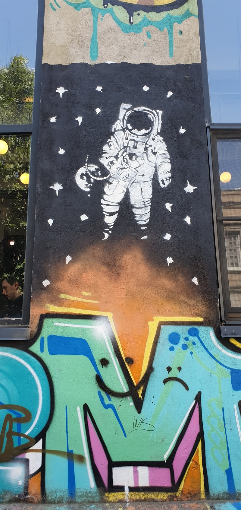 mural in T