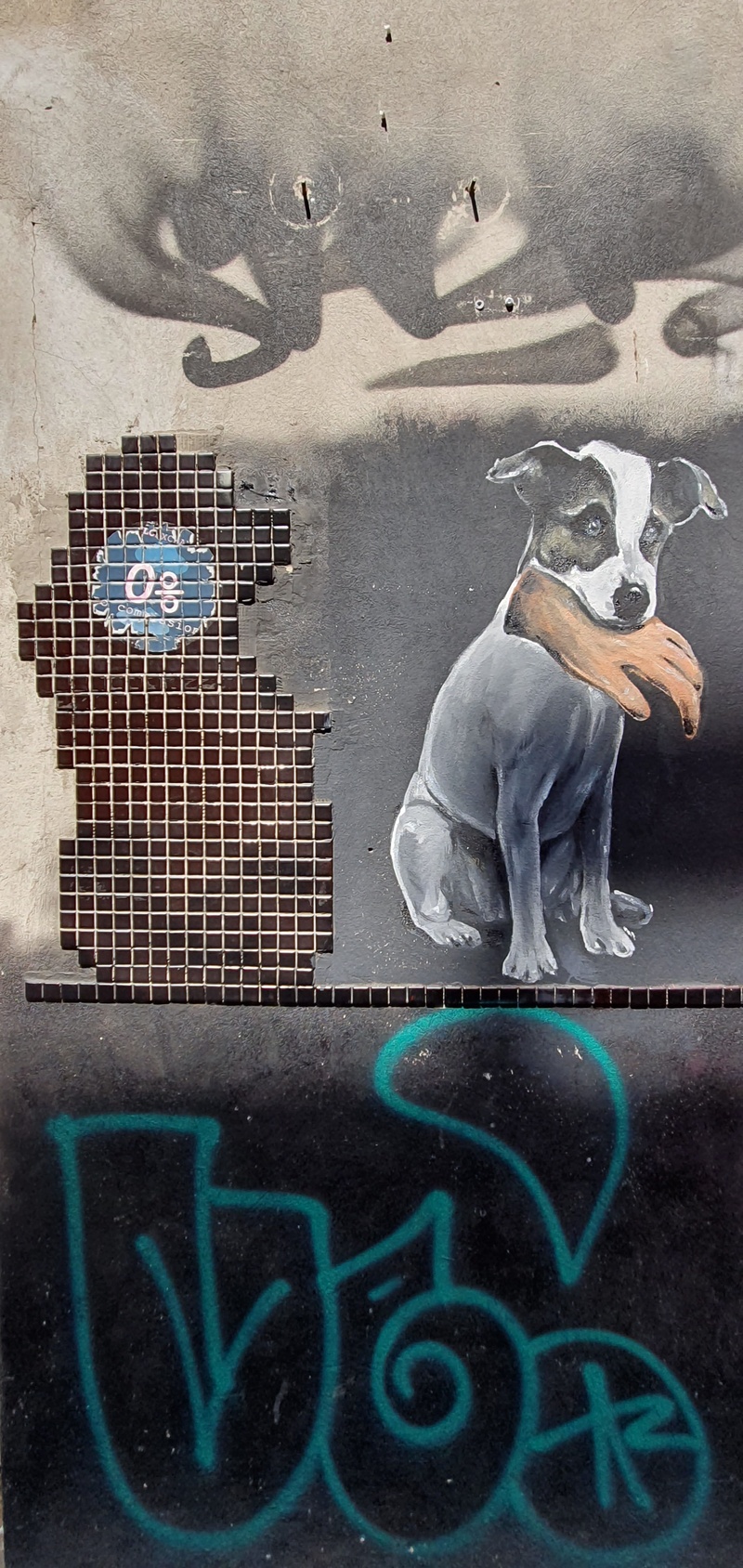 mural in T