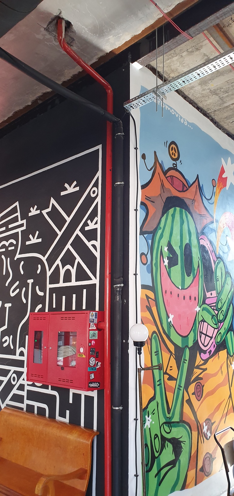 mural in  by artist unknown.