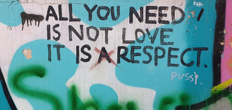 mural in  by artist unknown.