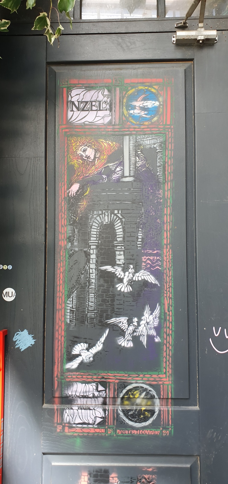 mural in  by artist unknown.
