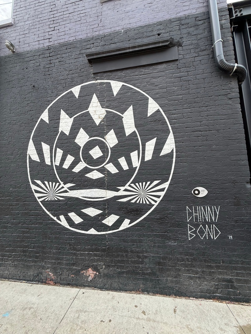 mural in Cincinnati by artist Chinny Bond.