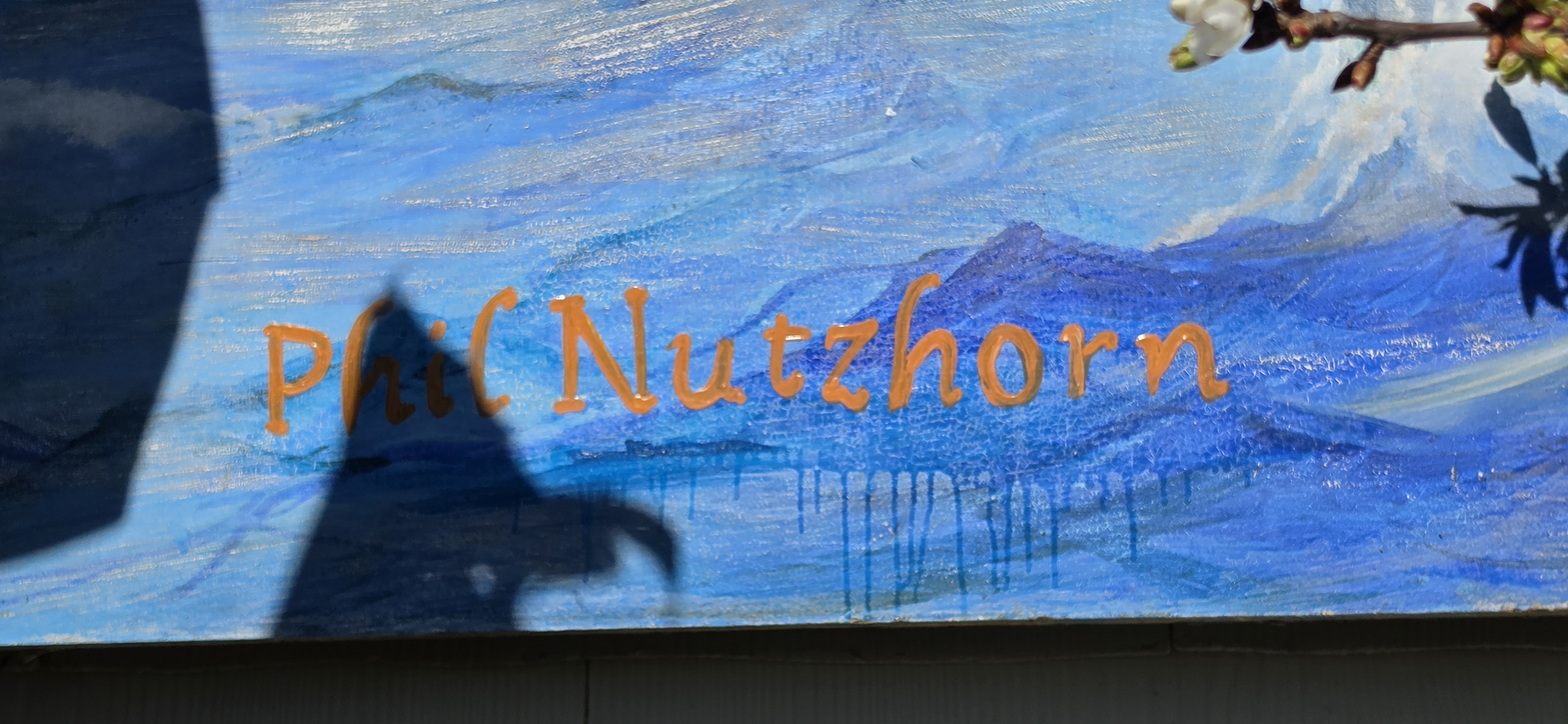 mural in Brookings by artist unknown.