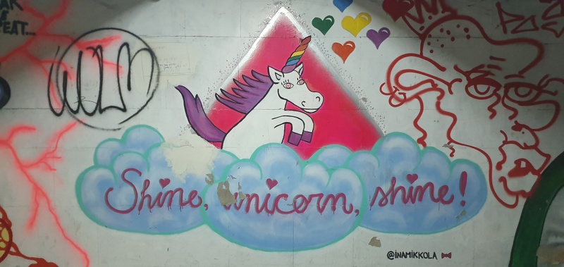 mural in  by artist unknown.