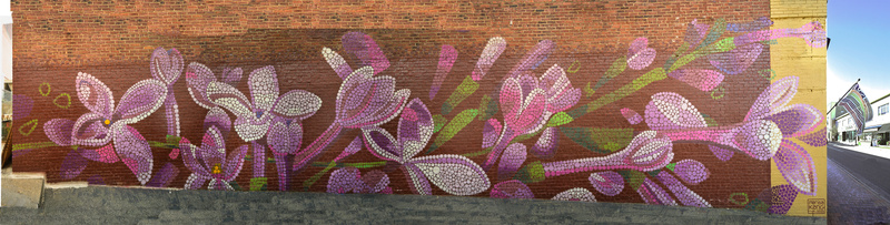 mural in Portsmouth by artist Marisa Kang.