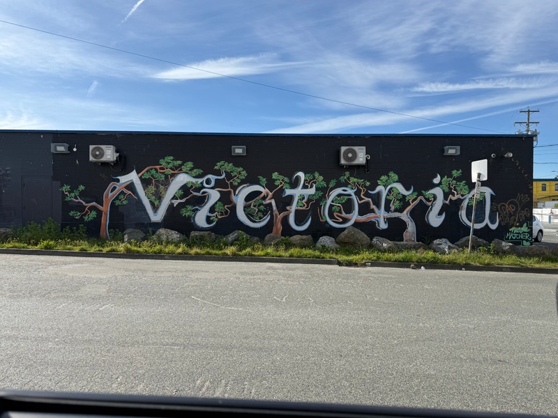 mural in Victoria by artist Nicole Majcher.