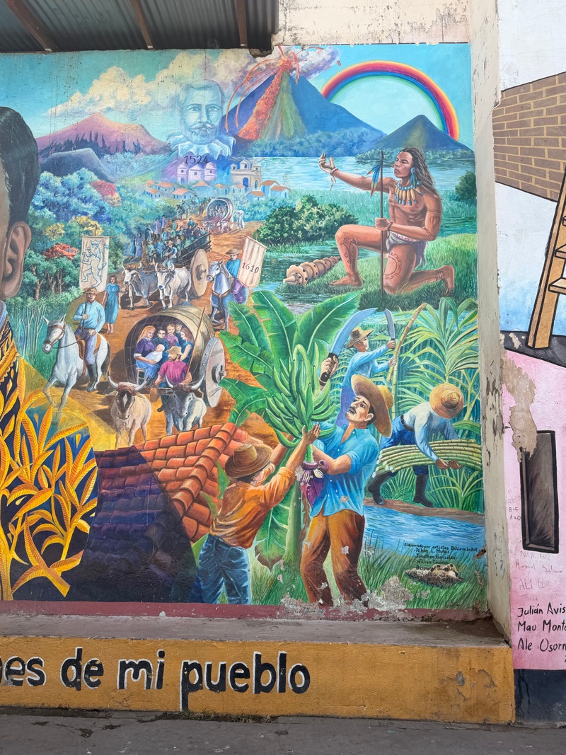 mural in León by artist unknown.