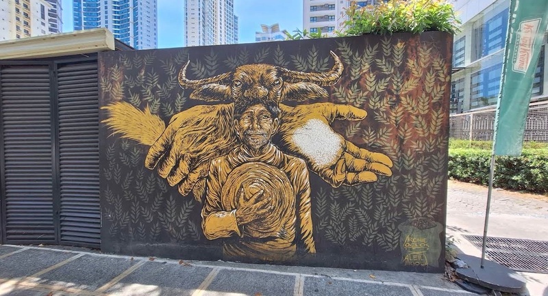 mural in  by artist unknown.