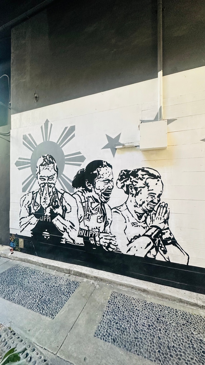 mural in Quezon City by artist unknown.