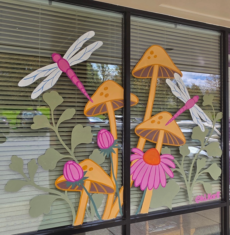 mural in Beaverton by artist unknown.