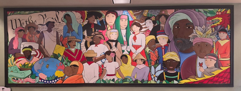 mural in McMinnville by artist unknown.