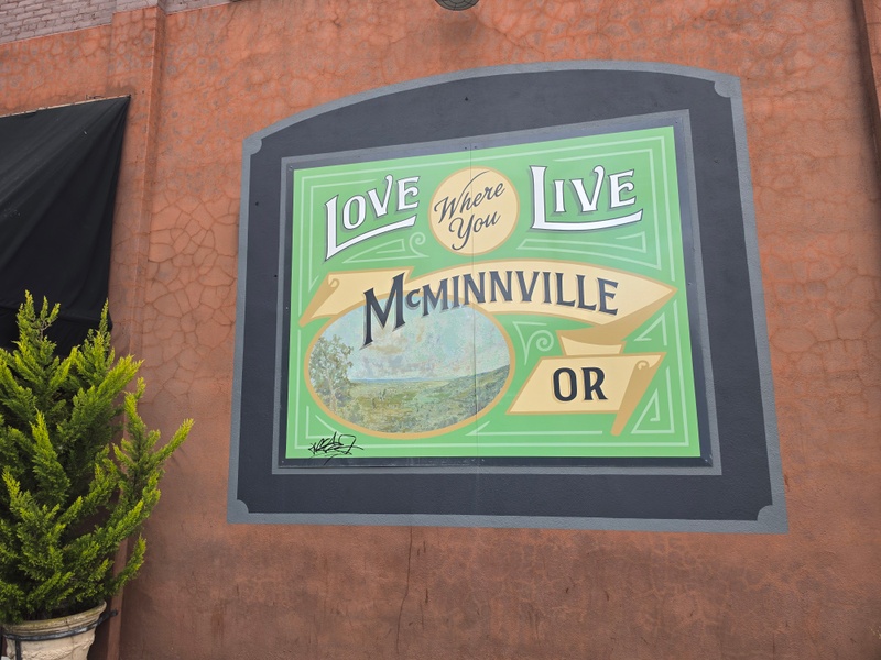 mural in McMinnville by artist unknown.