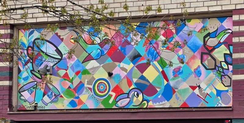 mural in McMinnville by artist unknown.