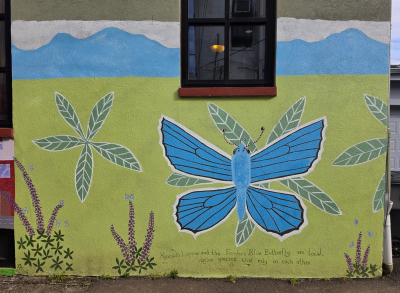mural in McMinnville by artist unknown.