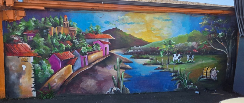 mural in McMinnville by artist unknown.