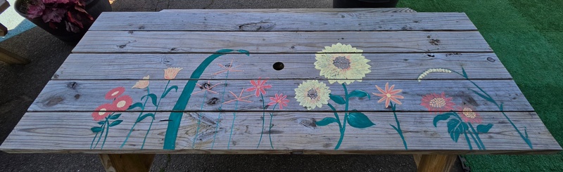 mural in Monmouth by artist unknown.