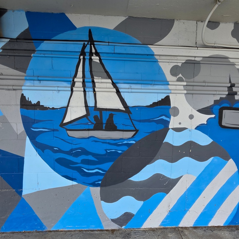 mural in Kingston by artist unknown.