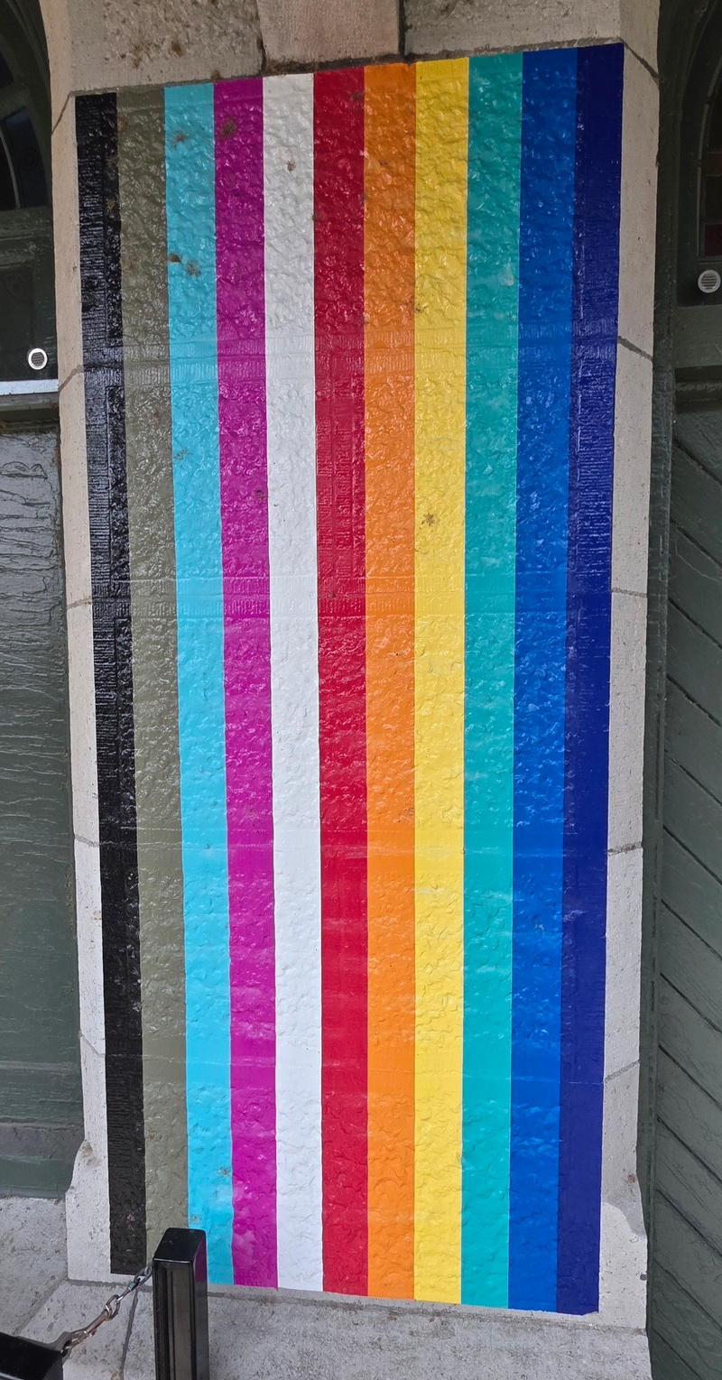 mural in Kingston by artist unknown.