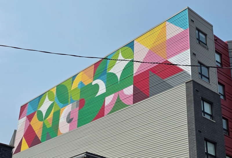 mural in Kingston by artist unknown.
