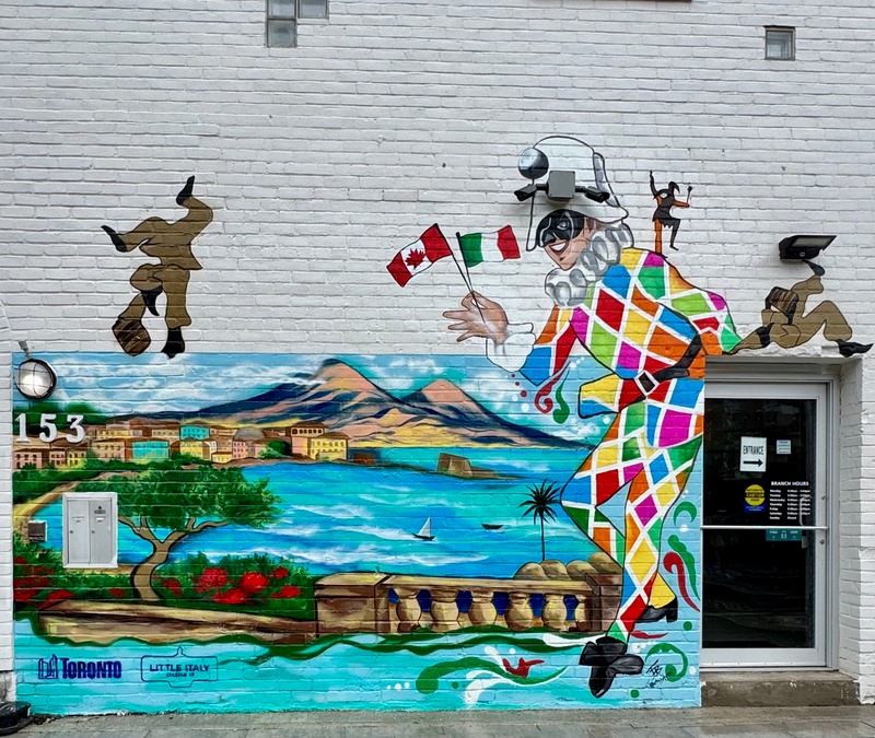 mural in Toronto by artist Tetyana Bibik.