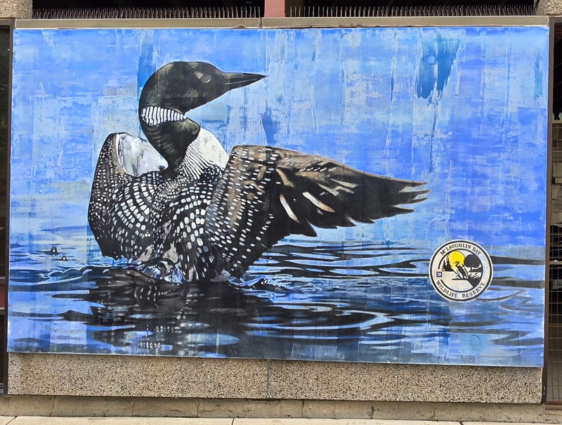 mural in Oshawa by artist unknown.
