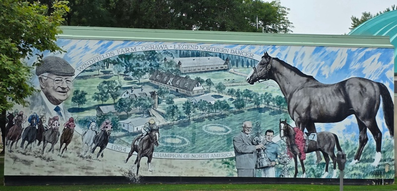 mural in Oshawa by artist unknown.