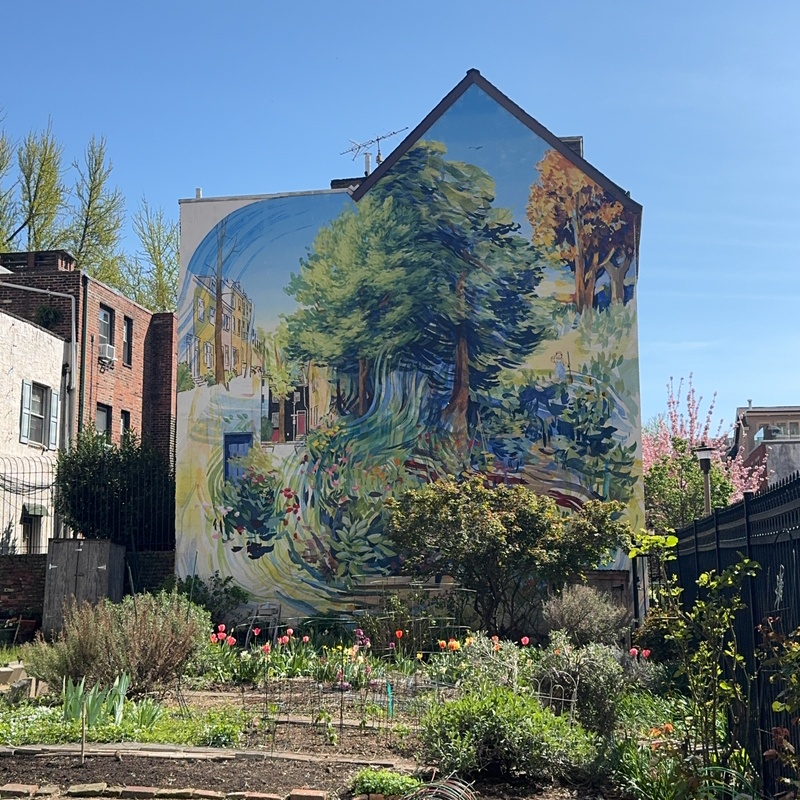 mural in Philadelphia by artist unknown.