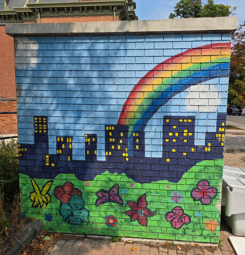 mural in Toronto by artist unknown.
