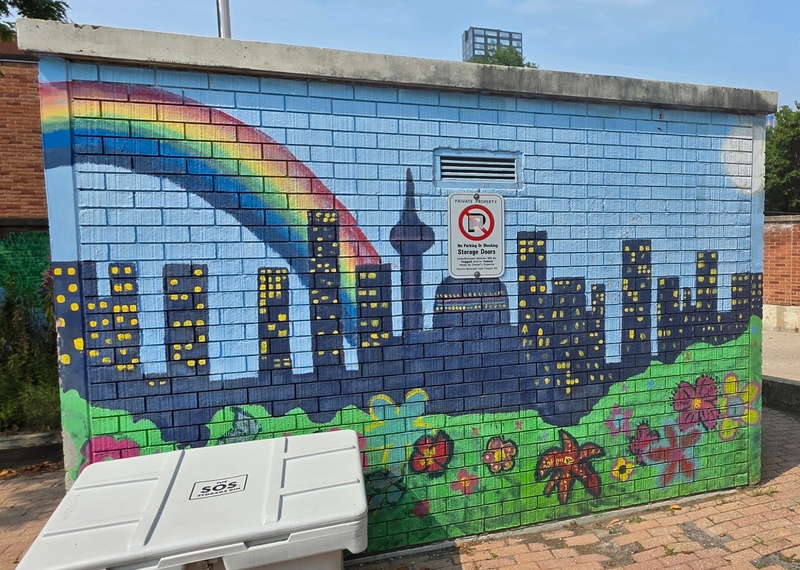 mural in Toronto by artist unknown.
